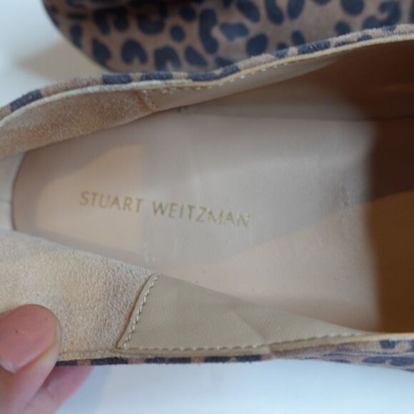 Stuart Weitzman Mykonos Espadrille Cheetah Slip-On Women Size 8.5 - Picture 5 of 11